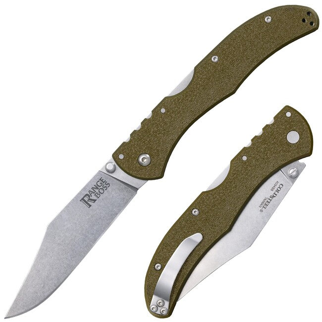 Cold Steel Range Boss closing knife od grüner griff
