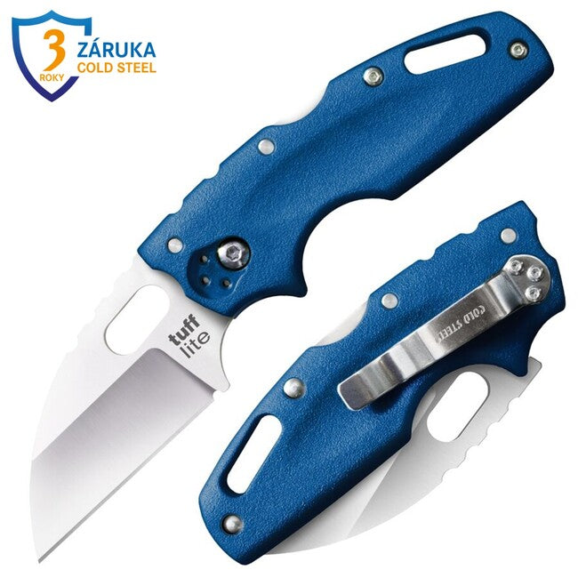 Cold Steel Tuff Lite Schließmesser (AUS8A), plain blue handle