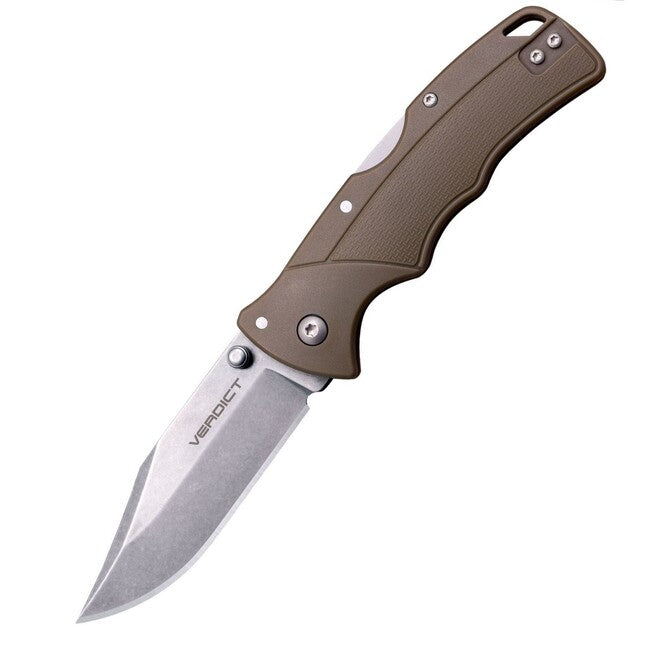 Cold Steel Verdict Schließen messer clip point 4116ss fde gfn handle