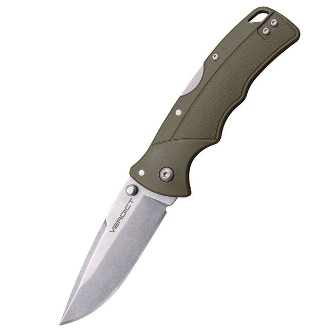 Cold Steel Verdict Spear Point 4116SS schließung messer, od grün gfn handle