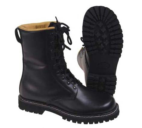 Fox Outdoor Combat Kampfstiefel Vollleder, schwarz