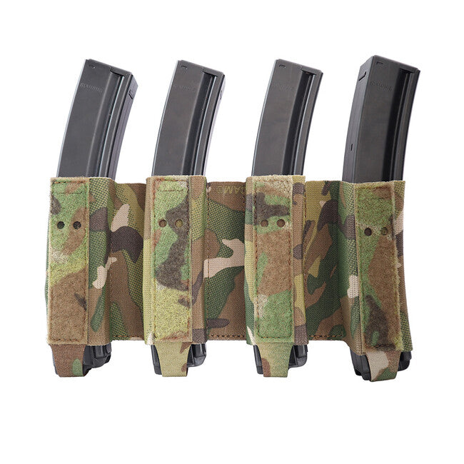 Combat Systems Quad SMG elastischer einsatz für magazine, multicam
