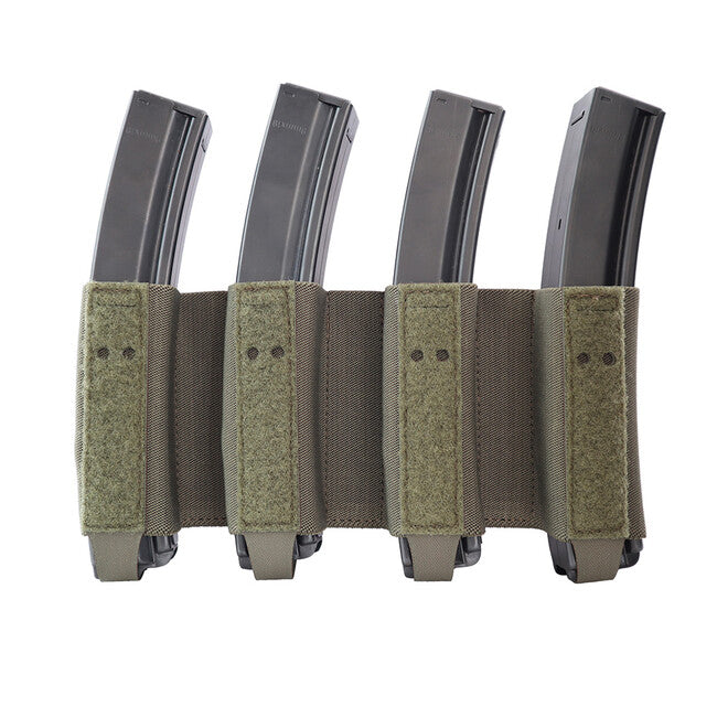 Combat Systems Quad SMG elastischer magazineinsatz, ranger grün