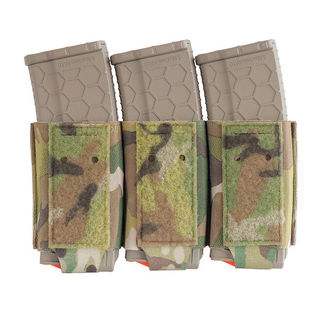 Combat Systems Triple AR elastischer magazineinsatz, multicam schwarz