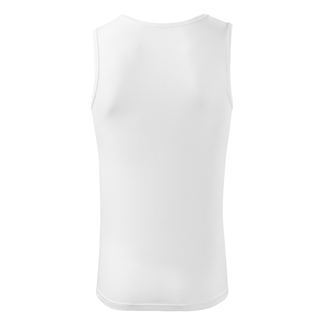 DRAGOWA herren-Tanktop Tschechisches großes Wappen, weiß 160 g/m2