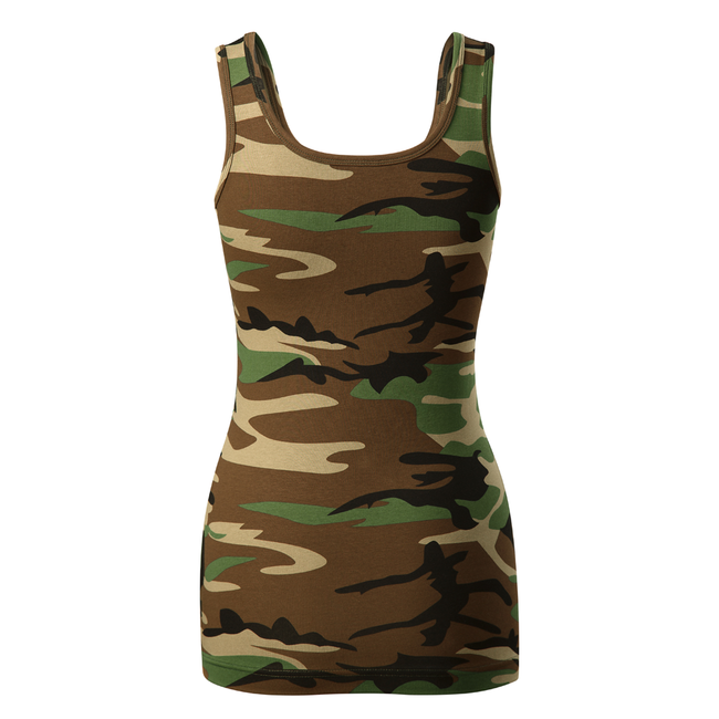 DRAGOWA damen-Top ak47, Camouflage 180g/m2