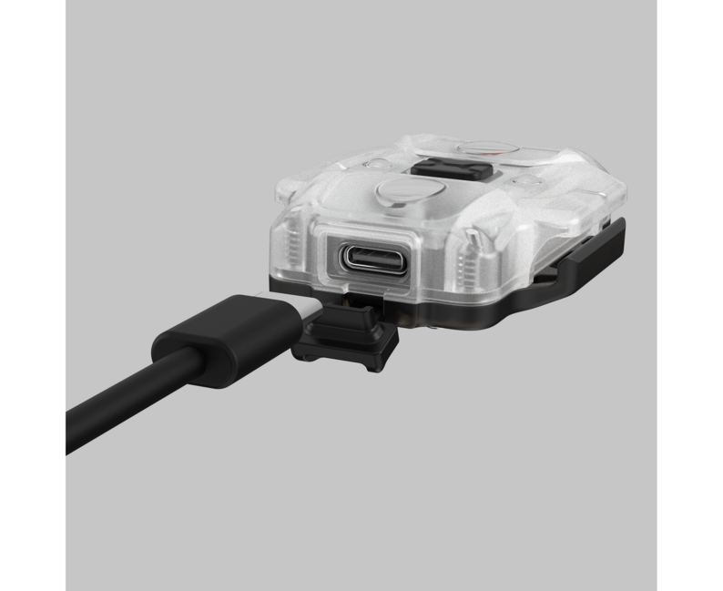 ArmyTek F07102G transparente tragbare LED-Leuchte, Crystal Grey