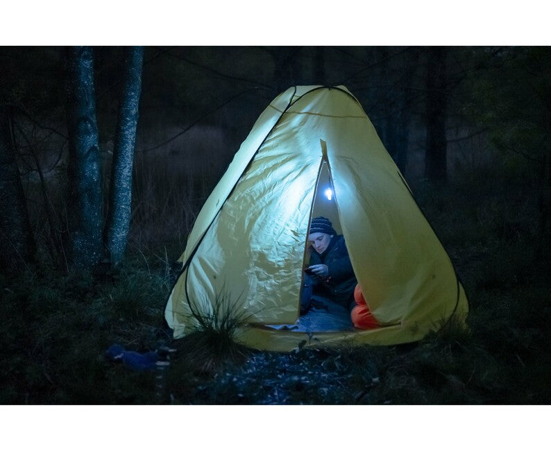 ArmyTek F07102G transparente tragbare LED-Leuchte, Crystal Grey
