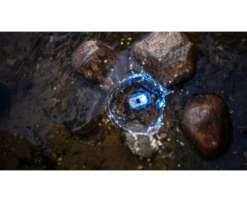 ArmyTek F07102G transparente tragbare LED-Leuchte, Crystal Grey