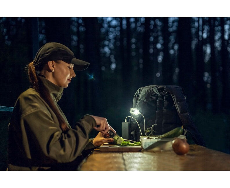 ArmyTek F07102G transparente tragbare LED-Leuchte, Crystal Grey