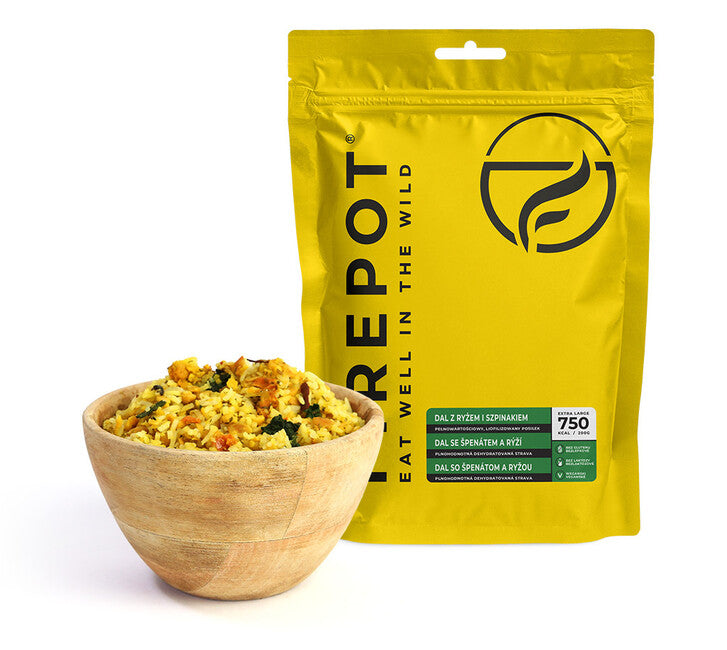 Firepot Dal mit Spinat und Reis, 135g