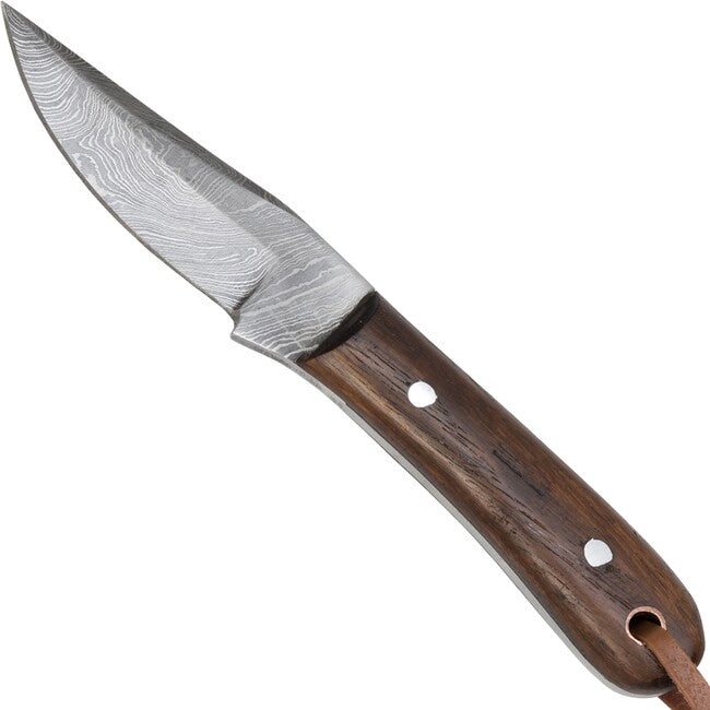 Haller Damast Survival Messer mit Damaststahl Damast 81531