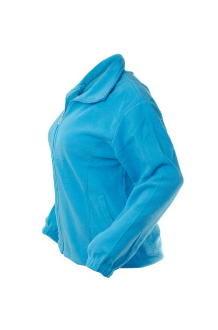 O&T Damen- Fleece- Sweatshirt Monica, bledo blau