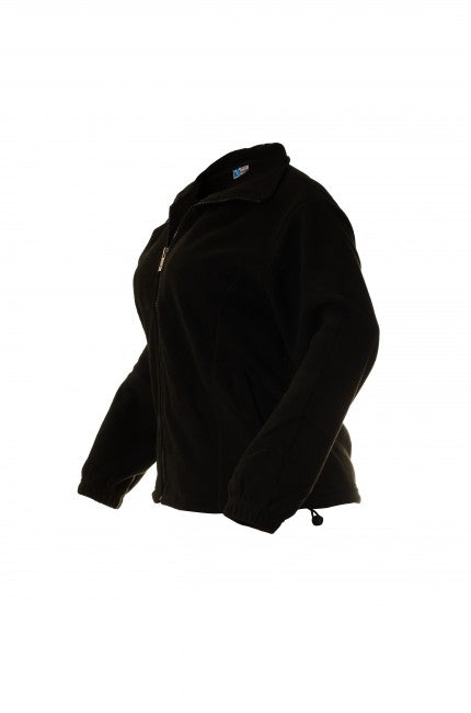 O&T Damen- Fleece- Sweatshirt Monica, schwarz