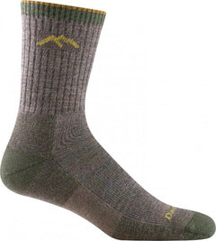 Darn Tough Men's Hiker Micro Crew Midweight Cushion Hiking Socks, Taupe