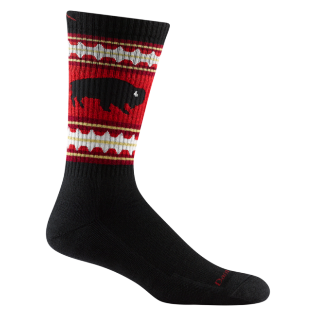 Darn Tough VanGrizzle Boot socken medium light mit kissen, schwarz