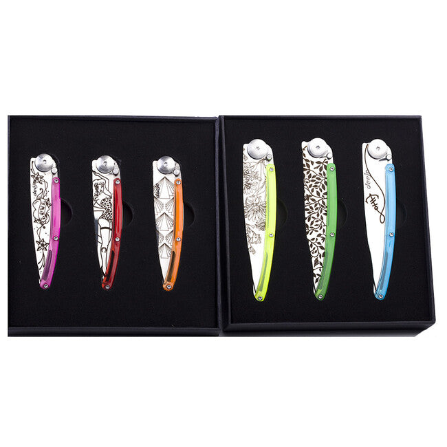 Deejo Tattoo-Set mit 3+3 messern
