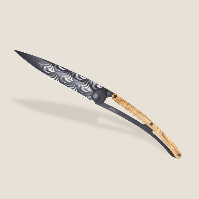 Deejo Giant klappmesser, schwarz