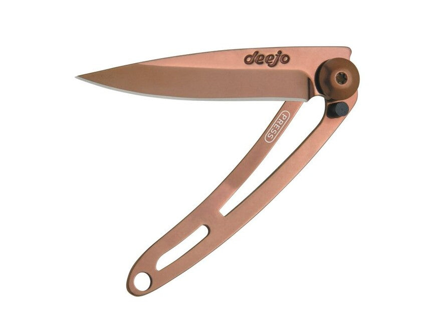 Deejo Klappmesser naked copper