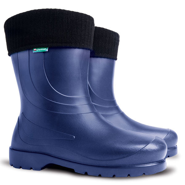 Demar Laura damen gummistiefel mit warmer einlegesohle, navy blau