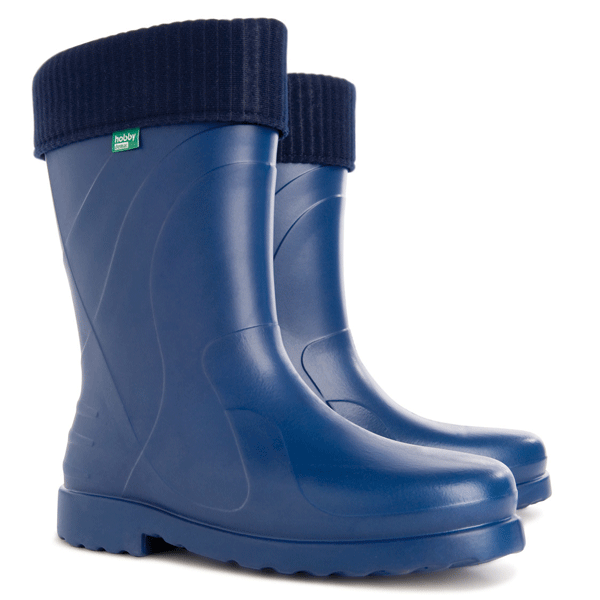 Demar LUNA damen gummistiefel mit warmer einlegesohle, navy blau