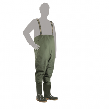 Demar GRAND CHEST WADERS herren gummi-arbeitsstiefel, oliv