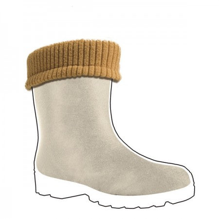 Demar Young 2 Fur warme Einlegesohle für schuhe, beige