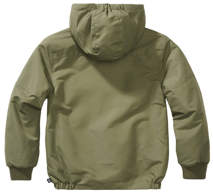 Brandit Windbreaker Frontzip kinderjacke, oliv