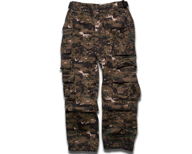 O&T Kinder- Hose Kidden vzor digital woodland