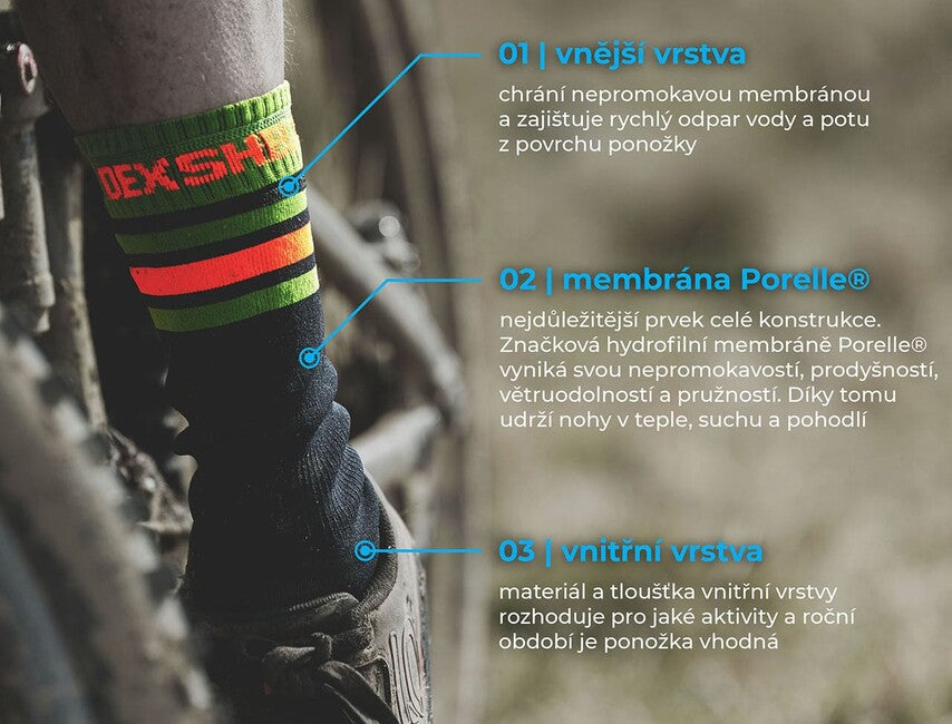 DexShell Ultra Thin Crew socken, schwarz
