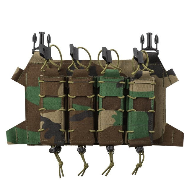 Direct Action® Leichtes Holster für 4 SMG-Magazine - woodland