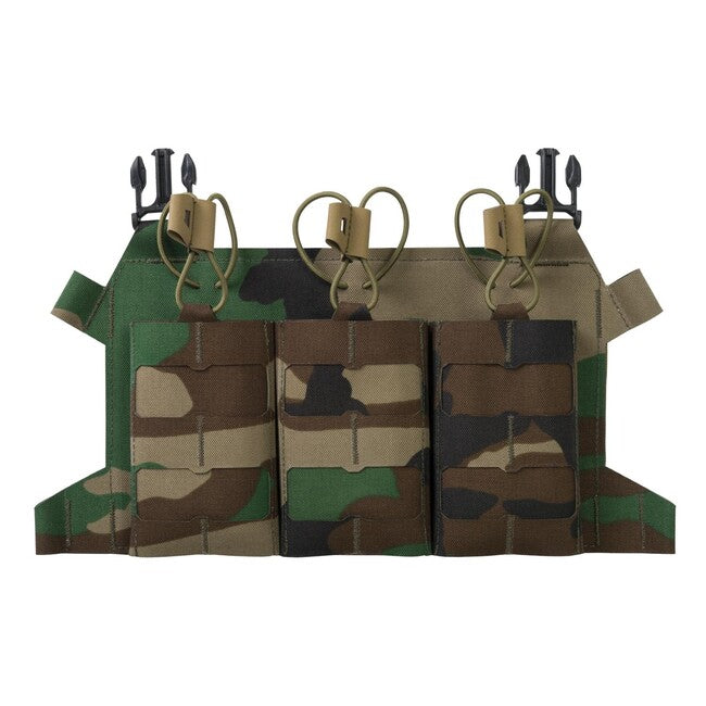 Direct Action® Triple 223 leichter panel für magazine woodland