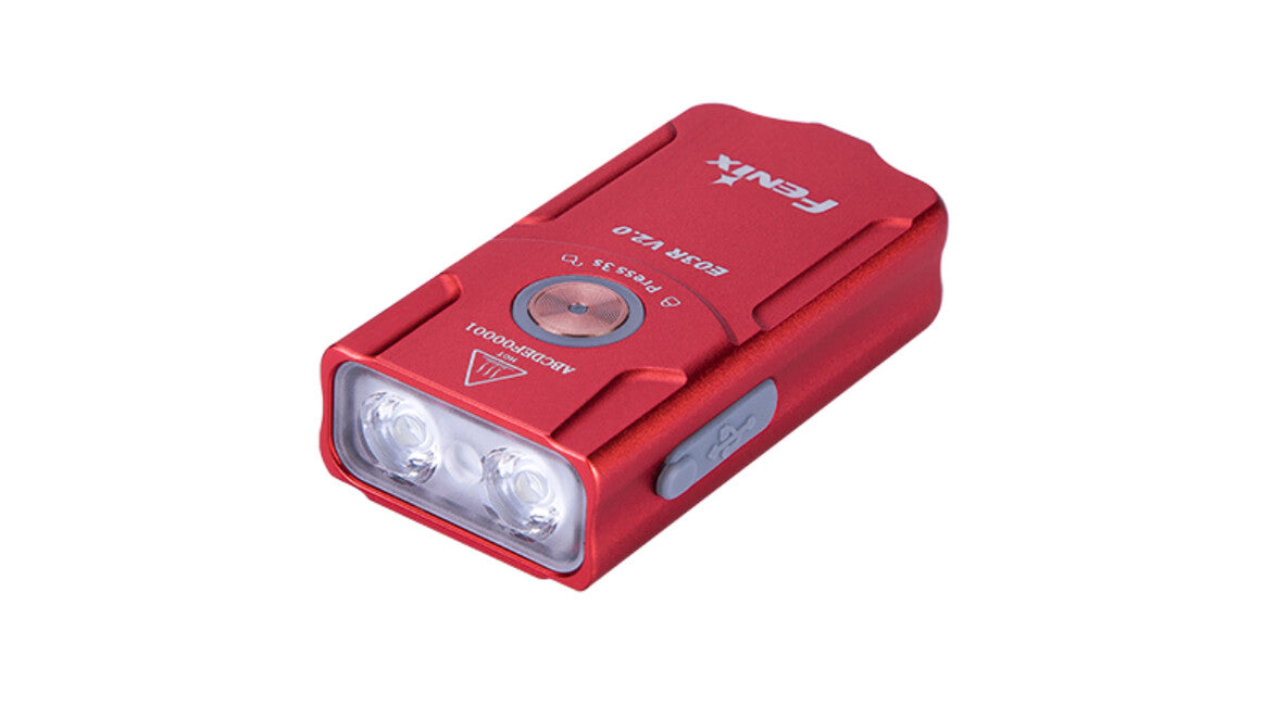 Fenix E03R V2.0 wiederaufladbare Taschenlampe GE, rot