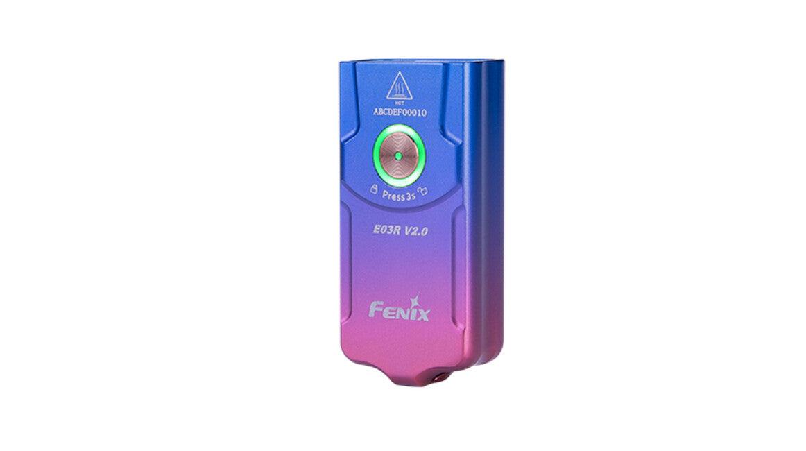 Fenix E03R V2.0 wiederaufladbare Taschenlampe GE, nebula