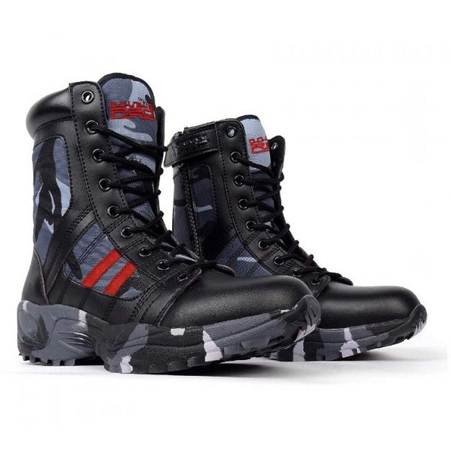 Double Red topánky Black Camo Red Desert