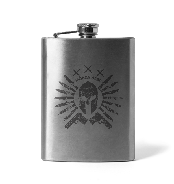 DRAGOWA Flachmänne mit Gravur Ares 210 ml