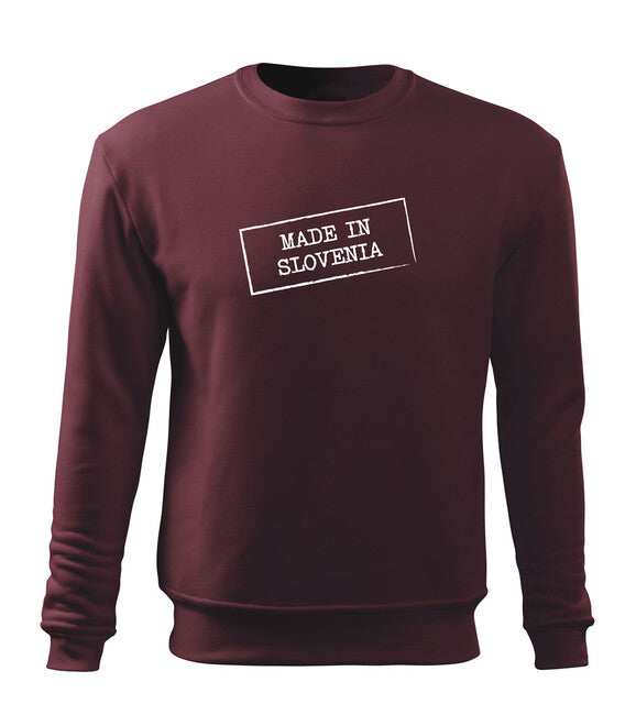 DRAGOWA herren-Sweatshirt Hergestellt in Slowenien, bordeaux