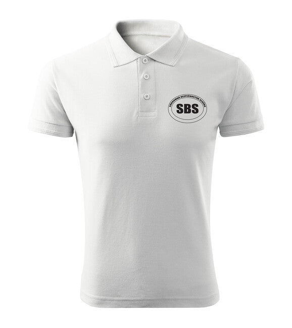 DRAGOWA Poloshirt SBS - Security, weiß