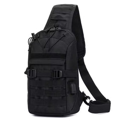 DRAGOWA TACTICAL Oscar enopasovni nahrbtnik, črni