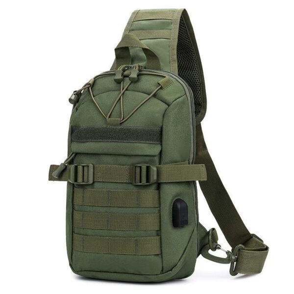 DRAGOWA TACTICAL Oscar Rucksack mit einem Riemen, grün