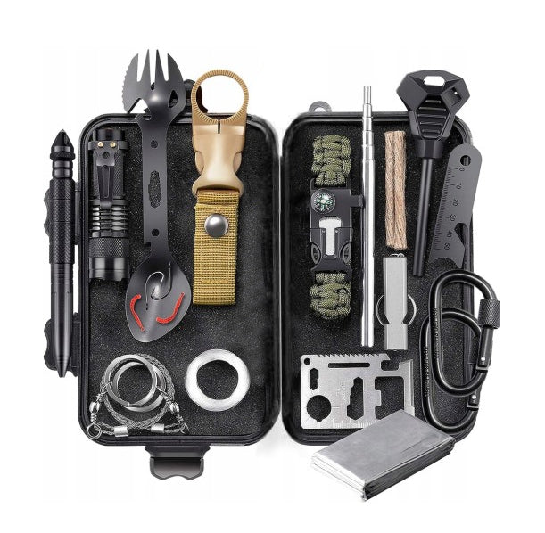 DRAGOWA TACTICAL Camping Emergency Survival Kit Esche, groß