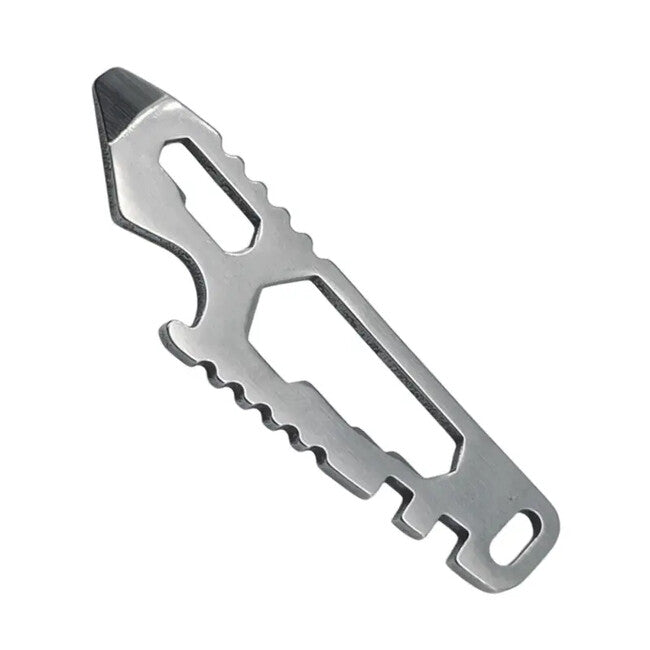 DRAGOWA TACTICAL Schlüsselanhänger multitool Sandstein, silber
