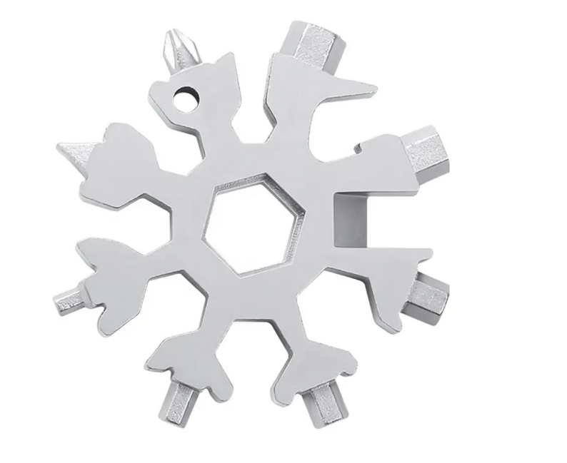 DRAGOWA TACTICAL Edelstahl-Multitool 19in1 Hollow, silber