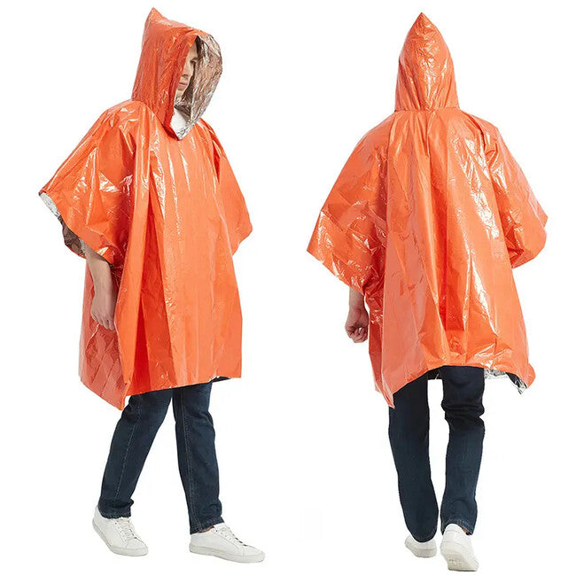 DRAGOWA TACTICAL Notfallponcho Foxy, orange