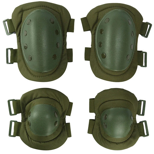 DRAGOWA TACTICAL Knie- und Ellbogenschoner, grün