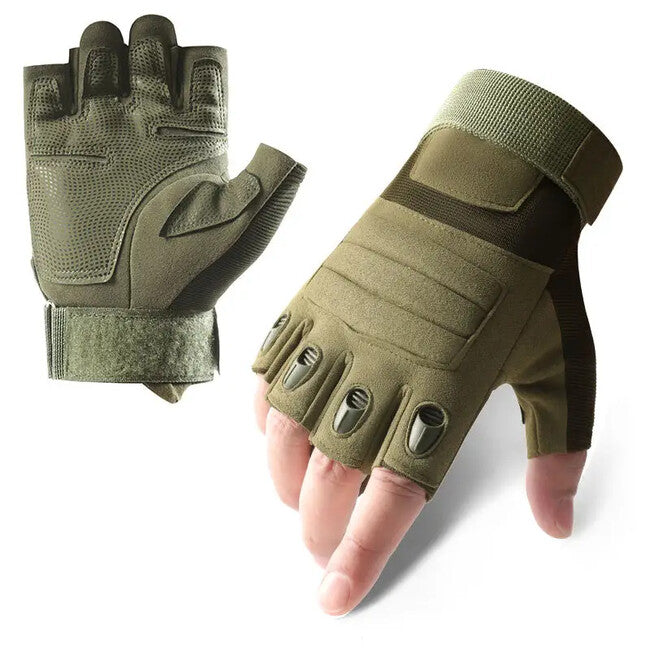 DRAGOWA TACTICAL Pine Taktische handschuhe kurz, grün