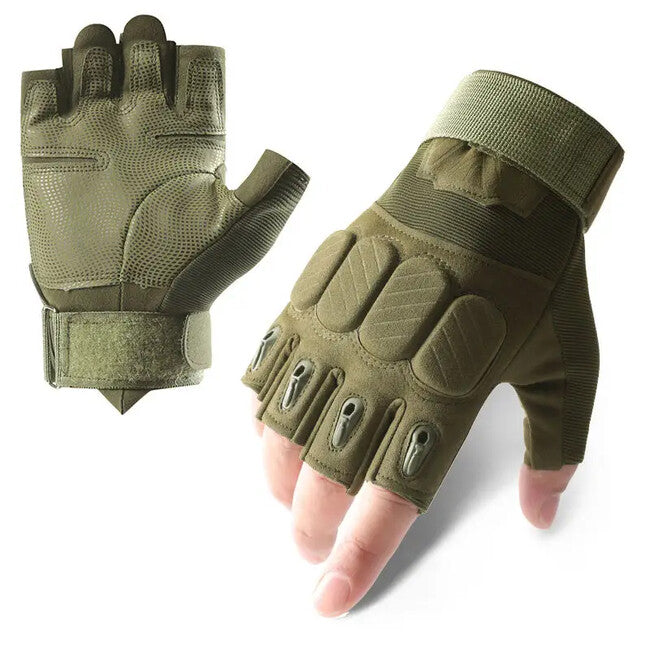 DRAGOWA TACTICAL Storm Taktische handschuhe kurz, grün