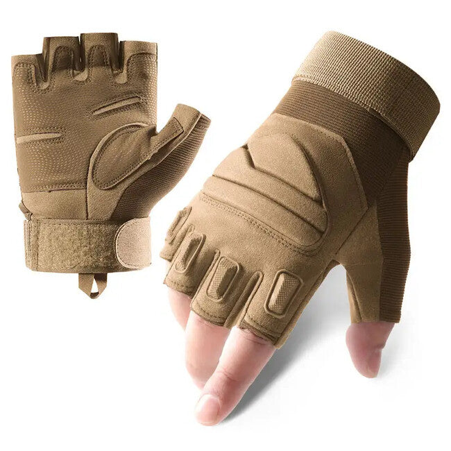 DRAGOWA TACTICAL Yankee kurze taktische handschuhe, khaki