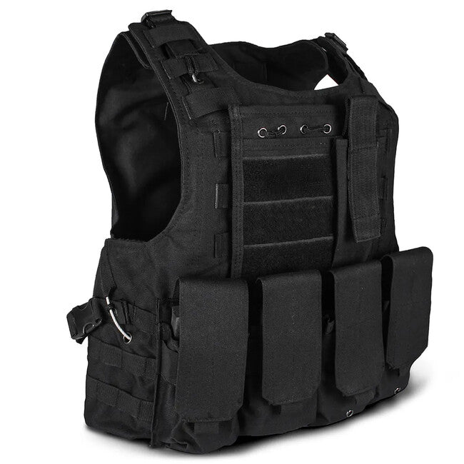 DRAGOWA TACTICAL Military Heavy Duty Vest, schwarz
