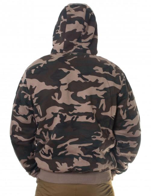 Loshan Sweatshirt Winter zateplena maskacova grün